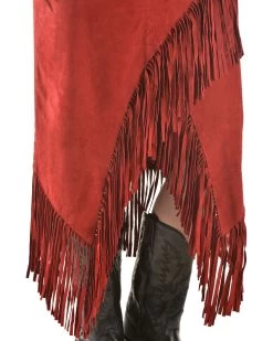Scully Women's Suede Leather Fringe Skirt 12 Scully Women's Suede Leather Fringe Skirt -Women - Western Cowboy 225D49 70 D1