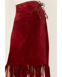 Scully Women's Suede Leather Fringe Skirt 10 Scully Women's Suede Leather Fringe Skirt -Women - Western Cowboy 225D49 70 P2