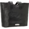 American West Black Mojave Canyon Large Zip Top Tote