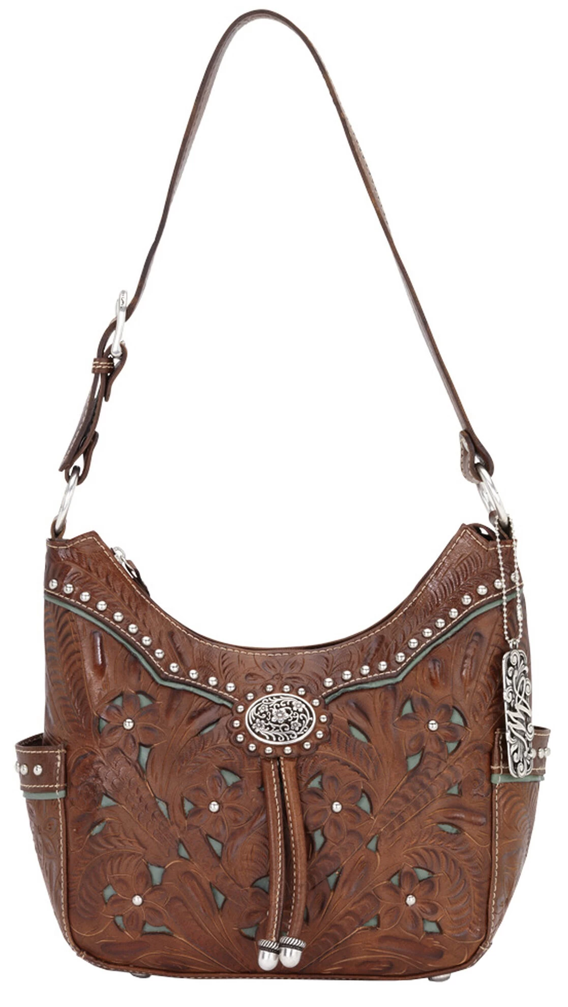 American West Lady Leather Hobo Bag 1 American West Lady Leather Hobo Bag